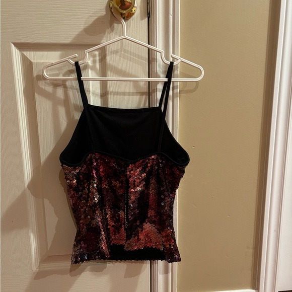 Vintage 90’s sparkly jewelled roses party top. - Picture 4 of 4